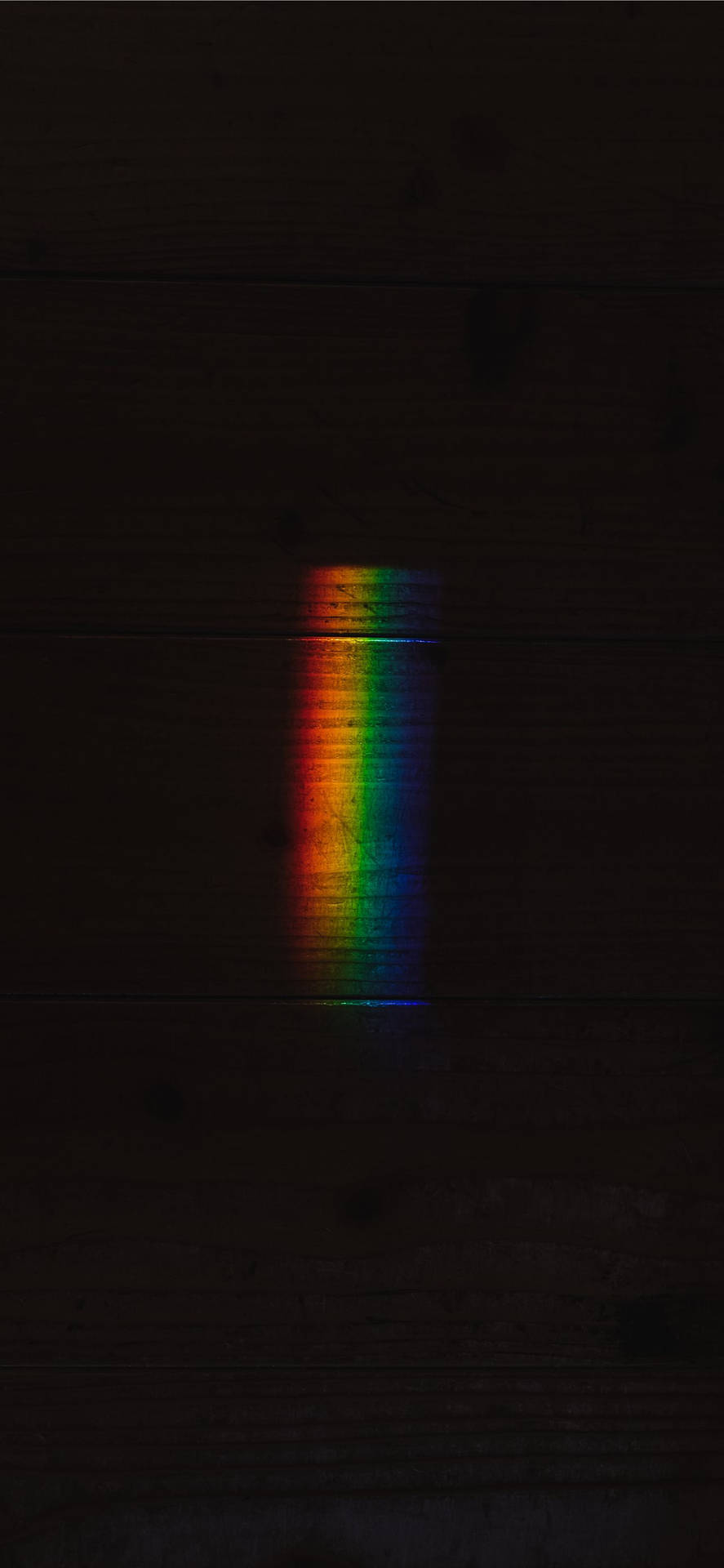 Rainbow Light In Black Apple Iphone Background