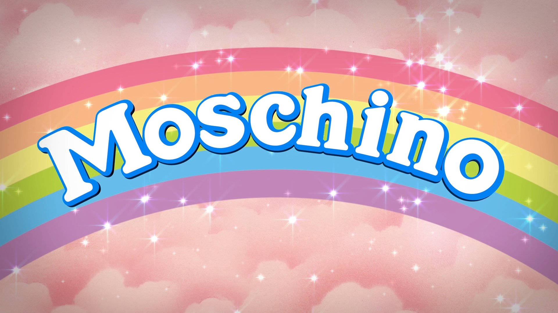 Rainbow Moschino Background