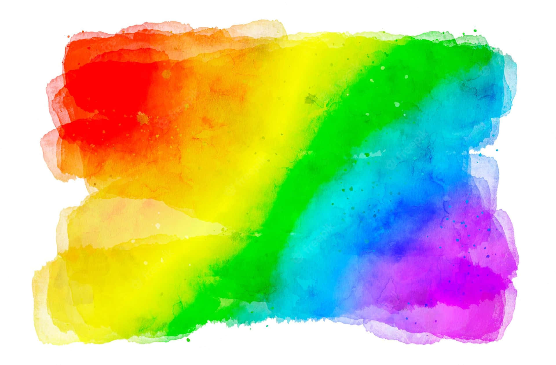 Rainbow Painting Pride Desktop Background