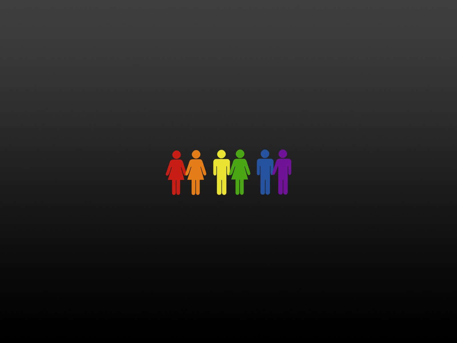 Rainbow People Pride Desktop