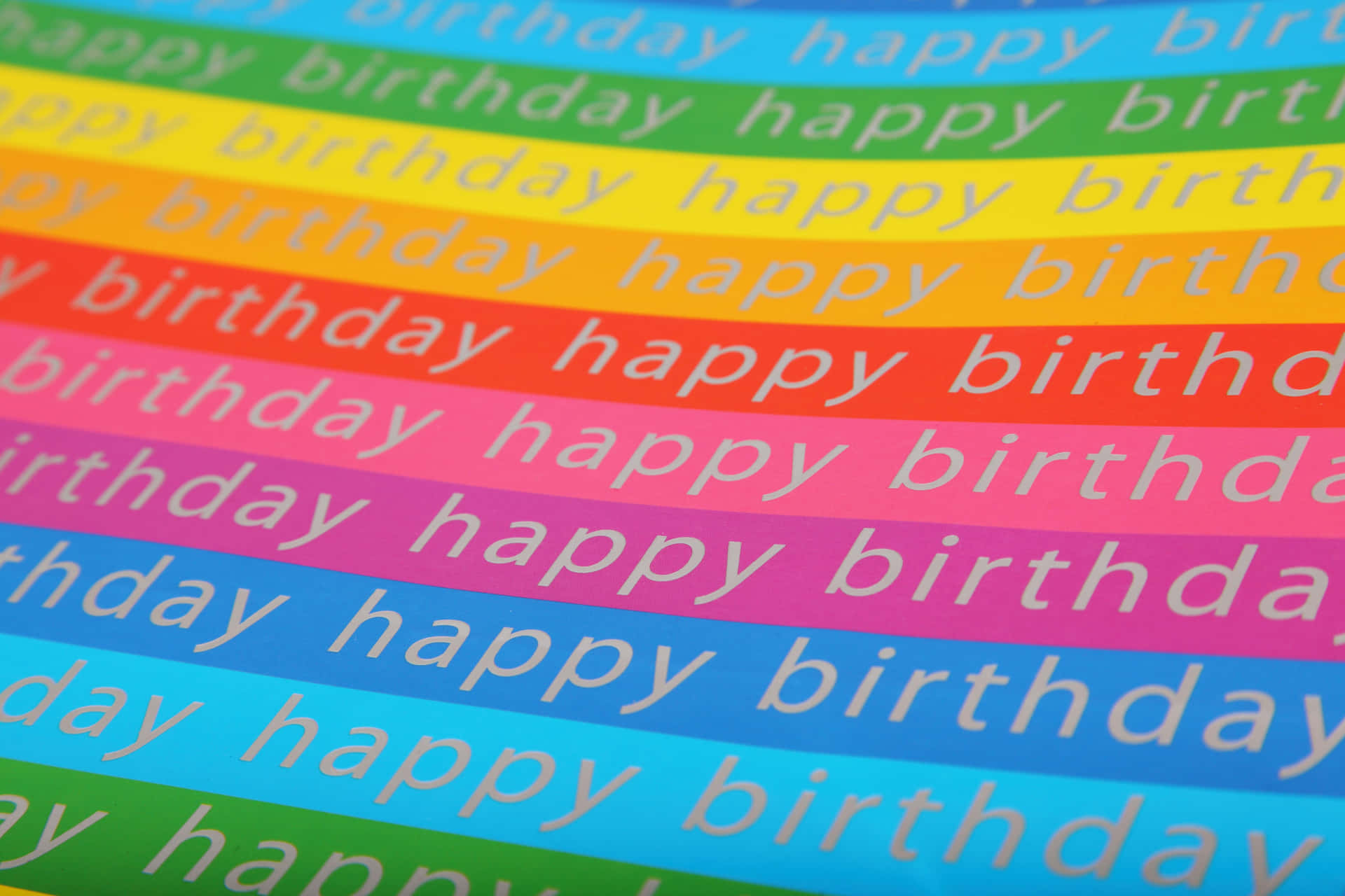 Rainbow Pink Birthday Background