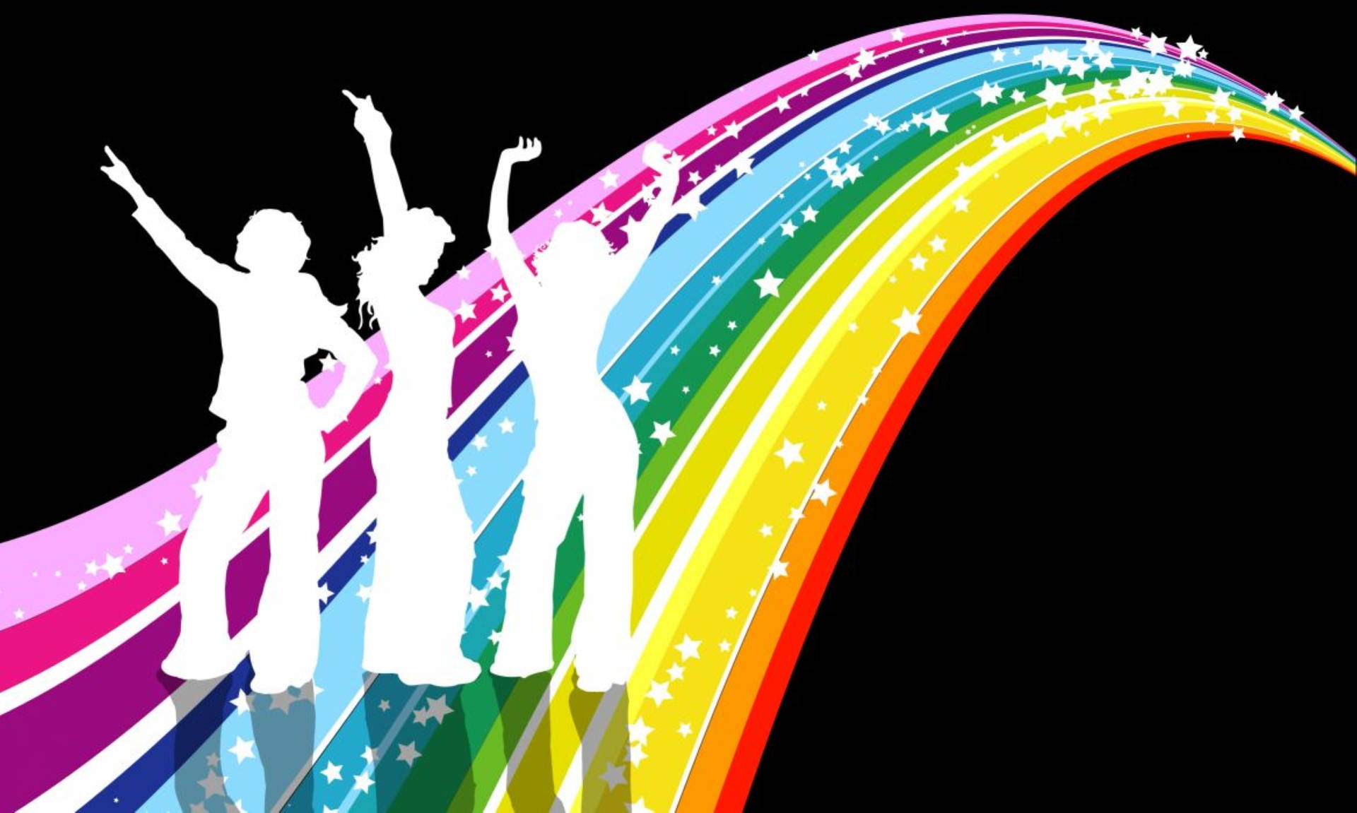 Rainbow Retro Dance