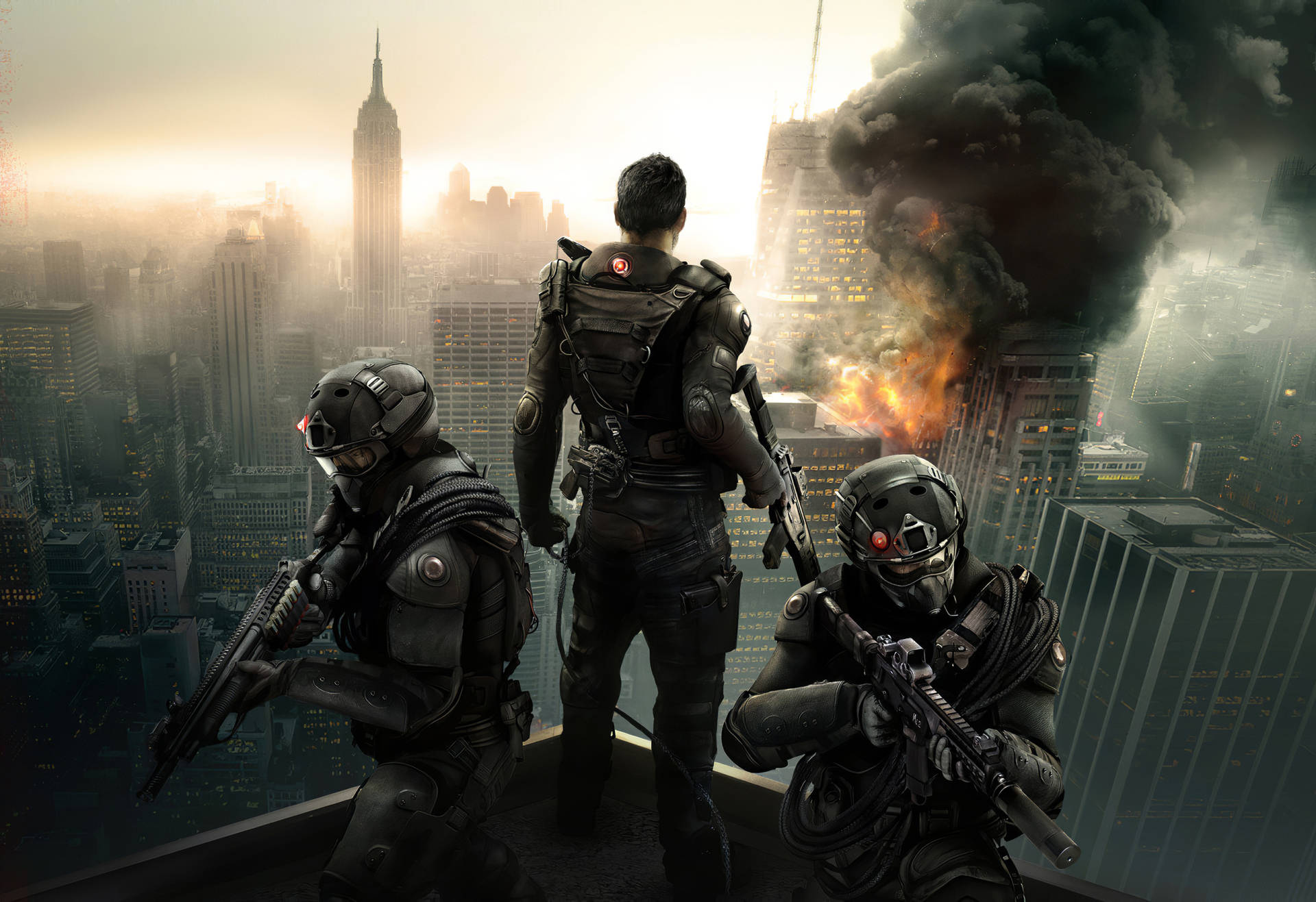 Rainbow Six Battlefield New York Background