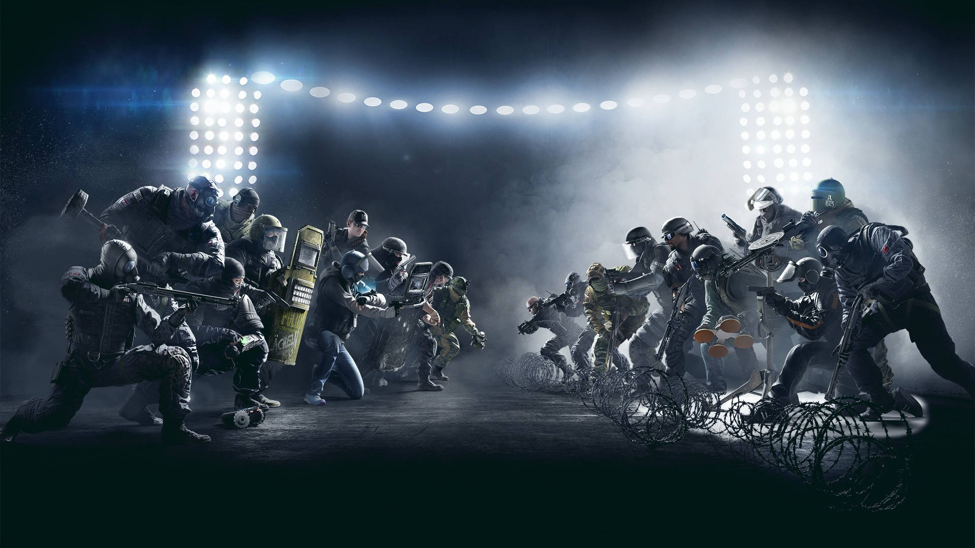 Rainbow Six Players Faceoff Background