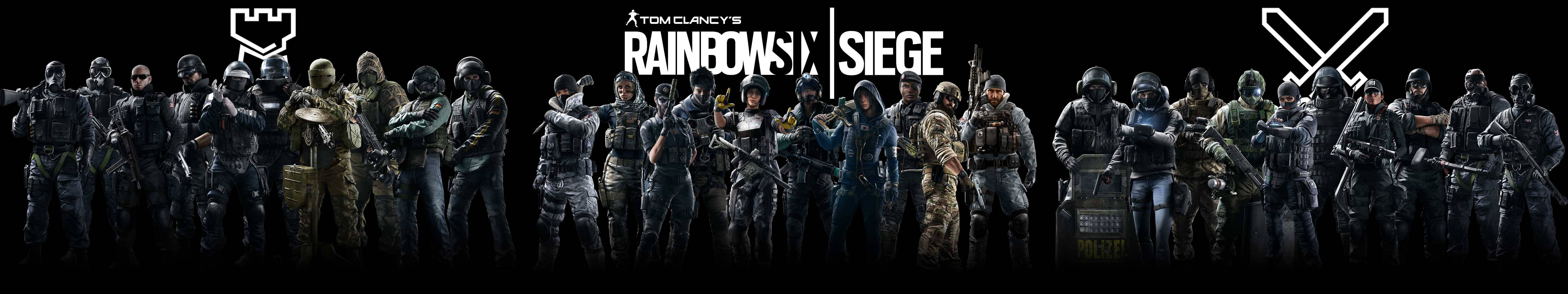 Rainbow Six Siege Attackers And Defenders Background