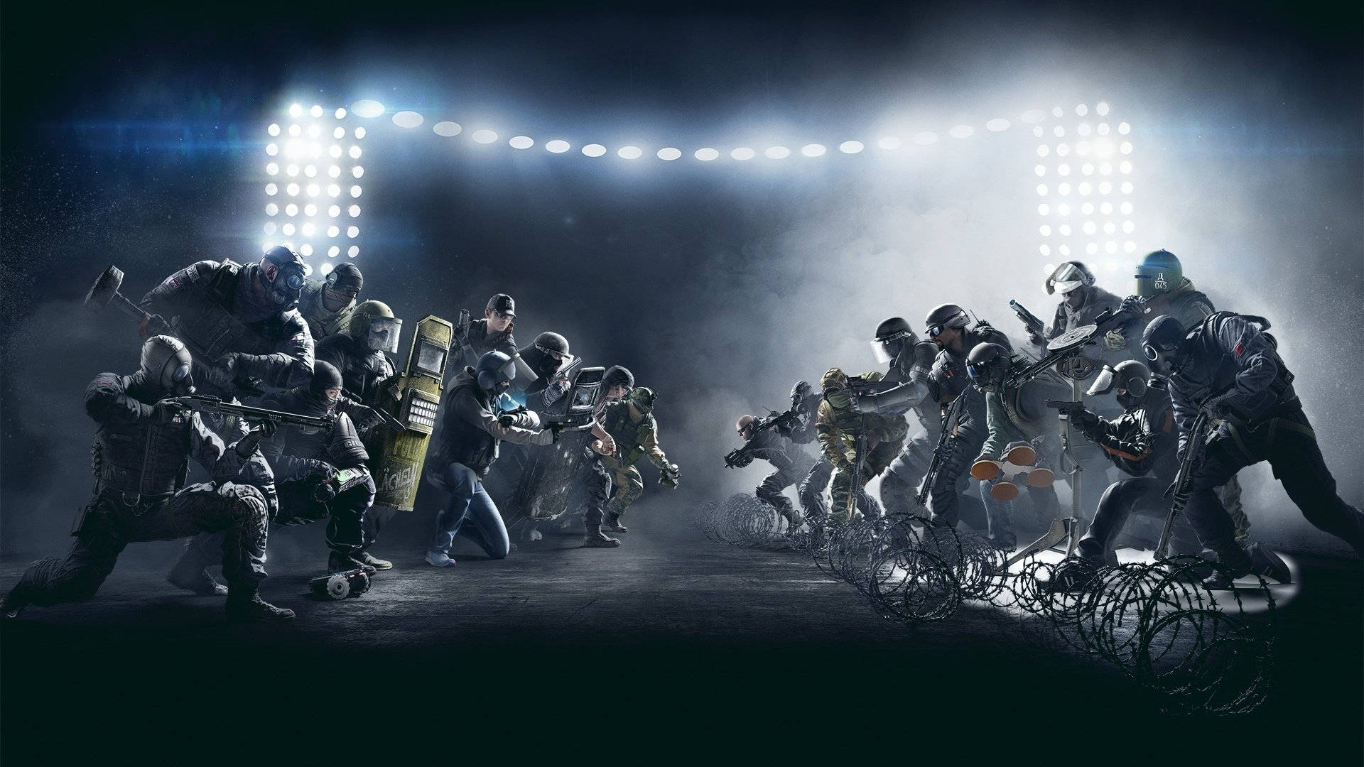 Rainbow Six Siege Attackers And Defenders Background
