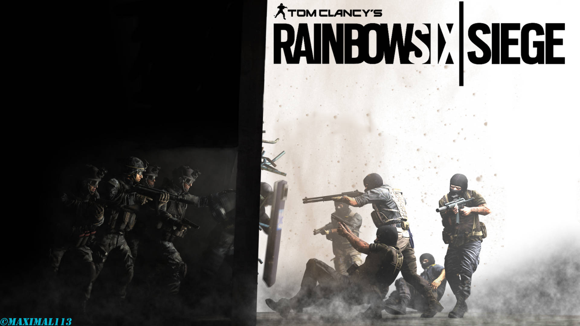 Rainbow Six Siege Game Cover Background