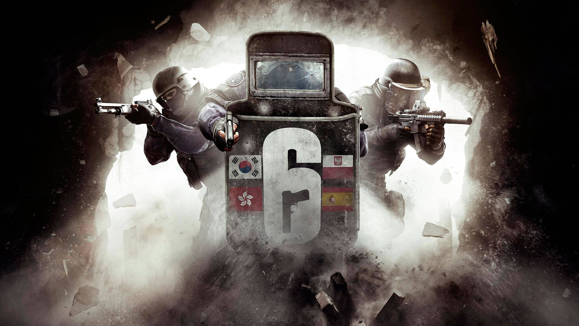 Rainbow Six Siege R6 Game Cover Background