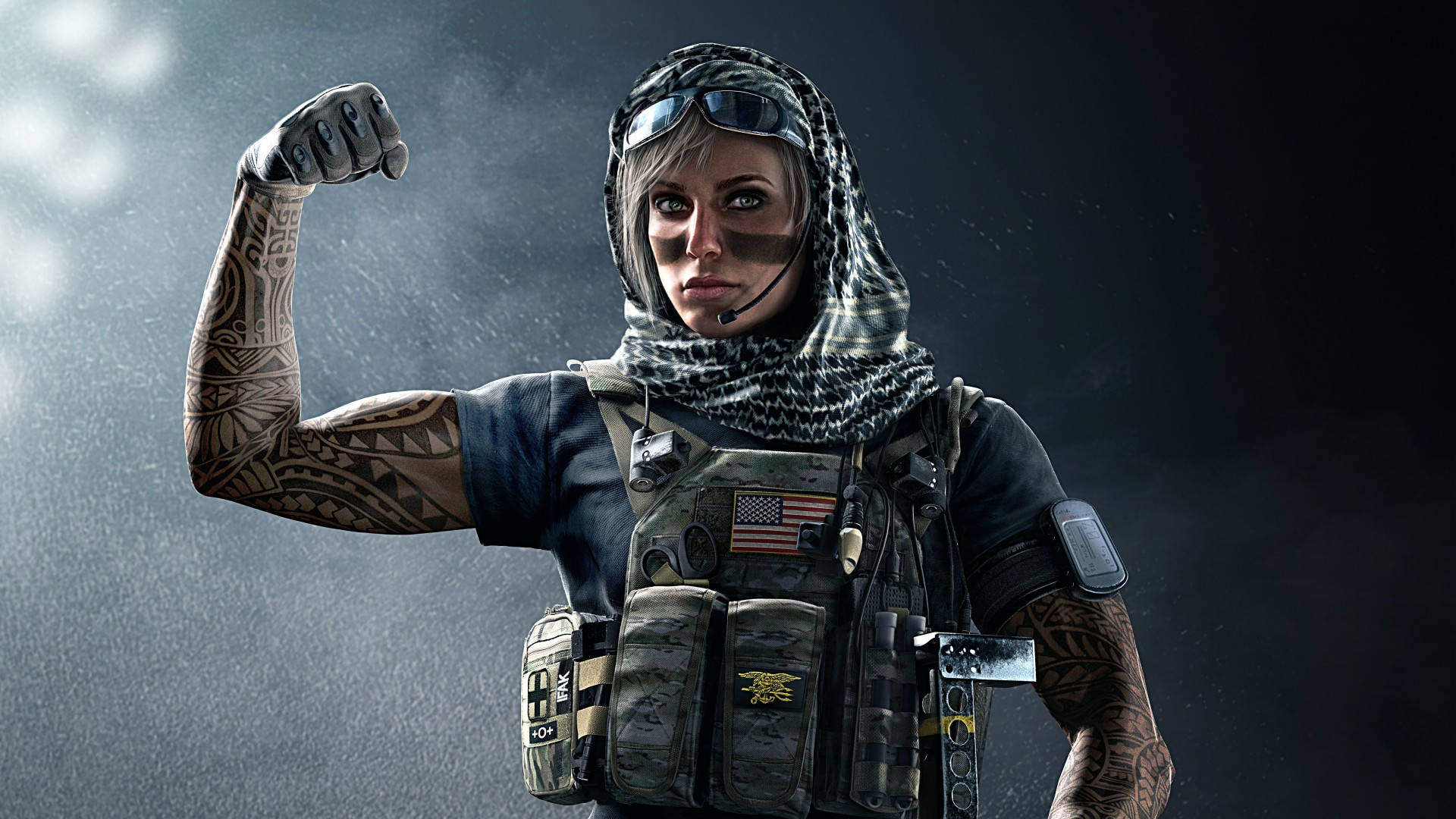 Rainbow Six Valkyrie Flexing Background