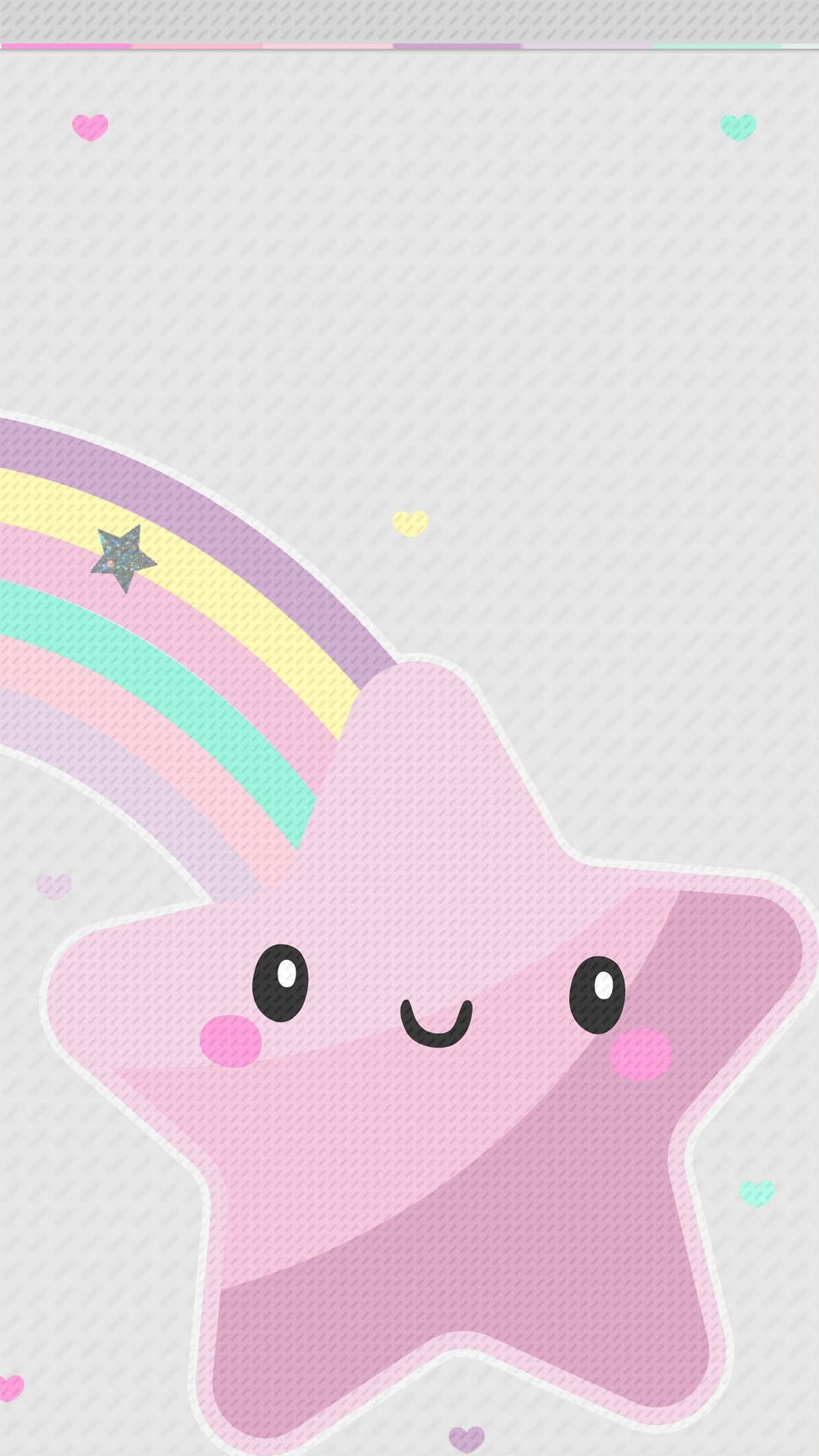 Rainbow Star Cute Iphone Lock Screen Background