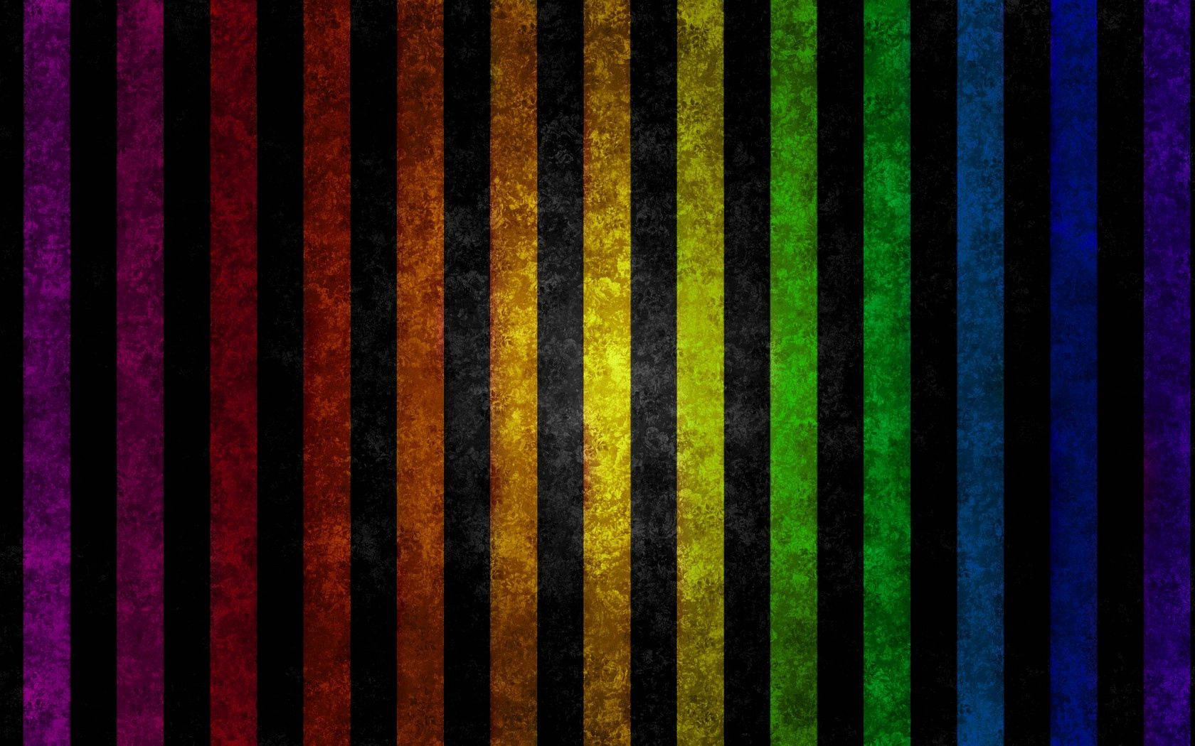 Rainbow Vertical Lines