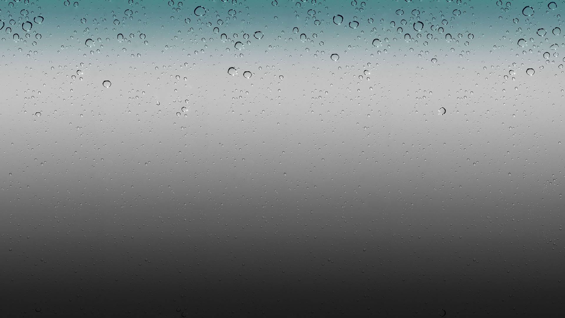 Raindrops On A Blue And White Color Gradient Background