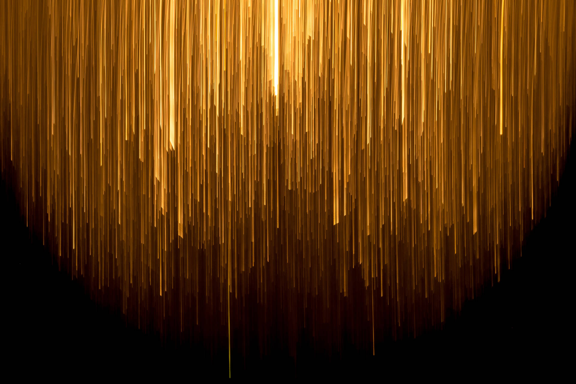 Raining Glitch Of Gold Background