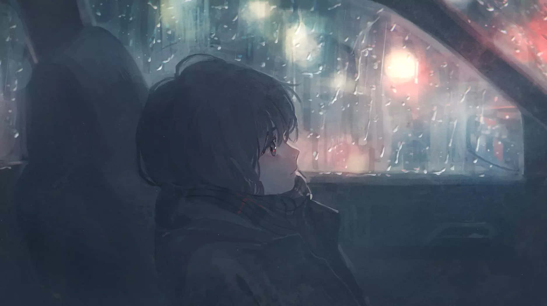 Rainy_ Car_ Ride_with_ Sad_ Anime_ Character Background
