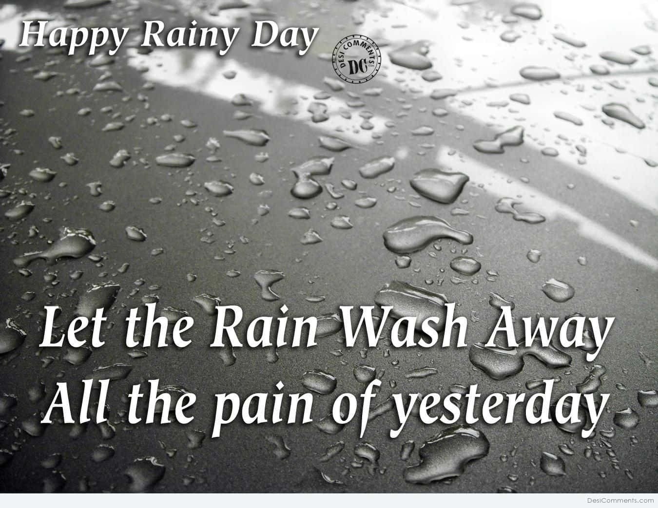 Rainy Day Quotes Background