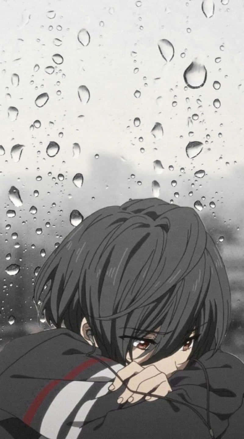 Rainy_ Despair_ Anime_ Character Background