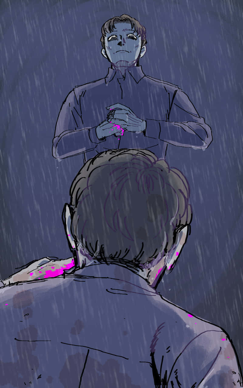Rainy Encounter Michael Afton Background