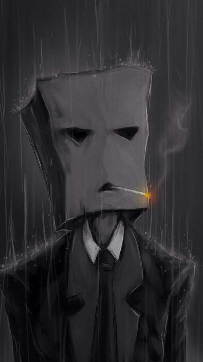 Rainy Noir Smoking Figure.jpg Background