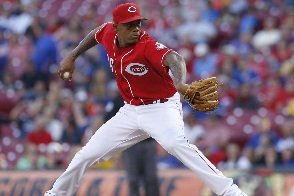 Raisel Iglesias Brown Mitt Background