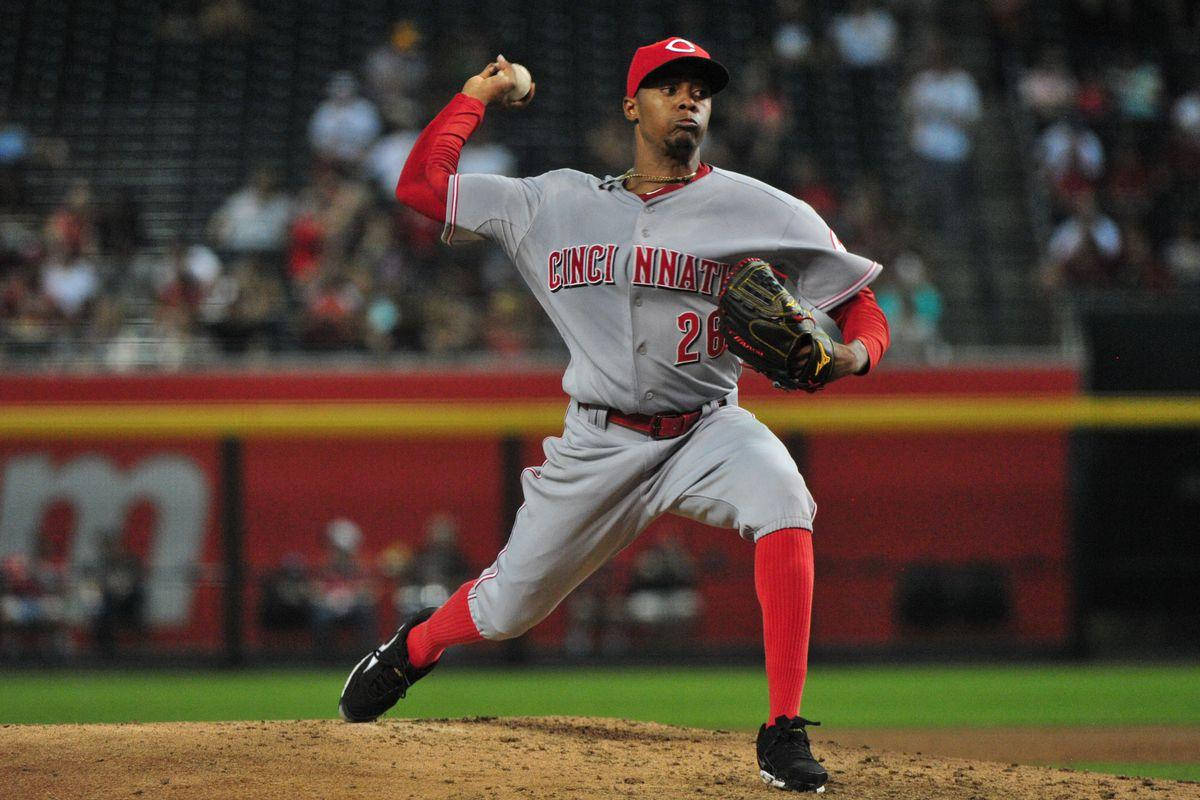 Raisel Iglesias Cincinnati Red Background