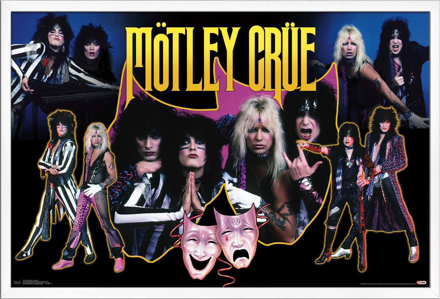Raising Hell On The Stage With Motley Crue Background