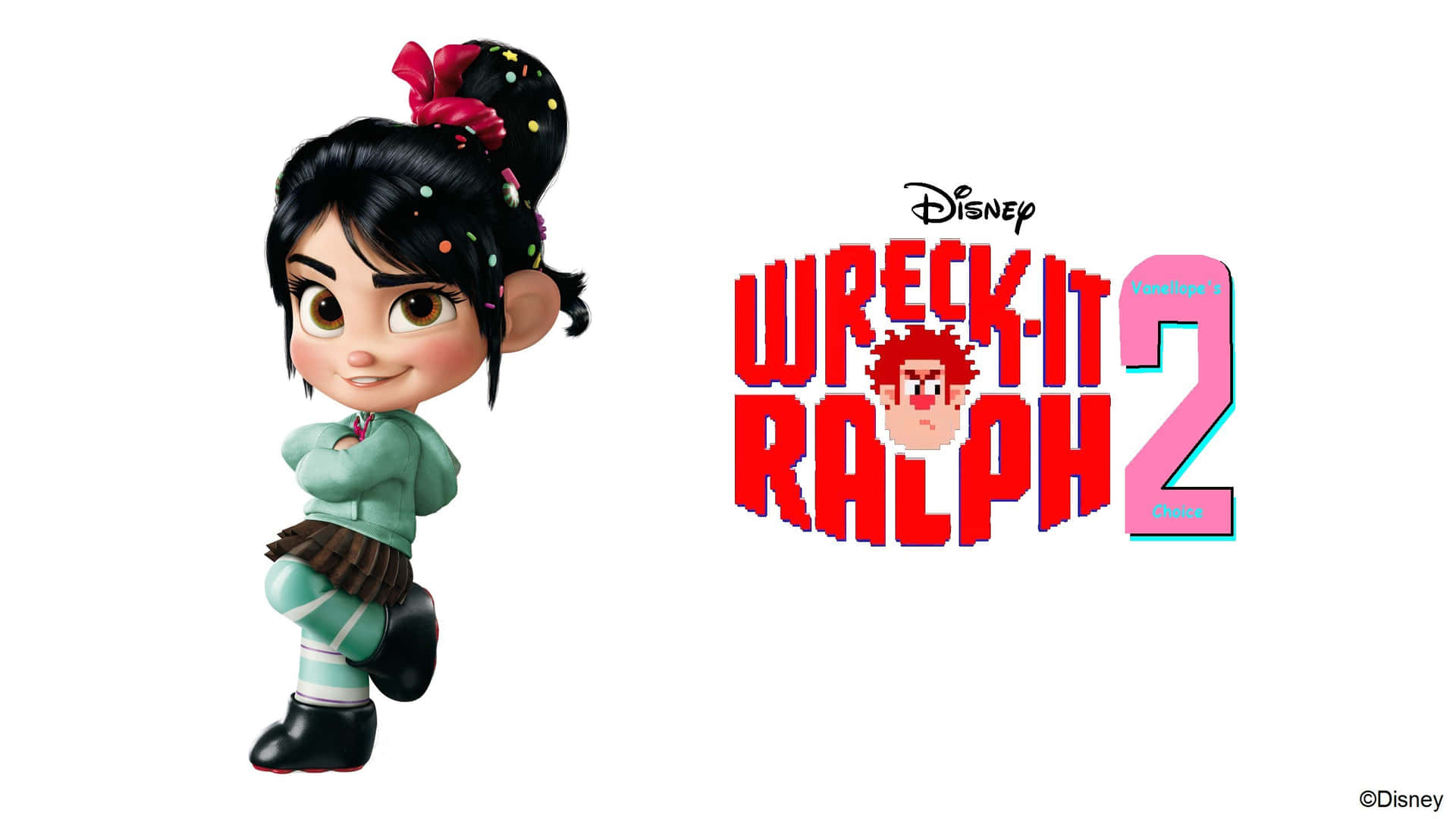 Ralph Breaks The Internet Logo Background