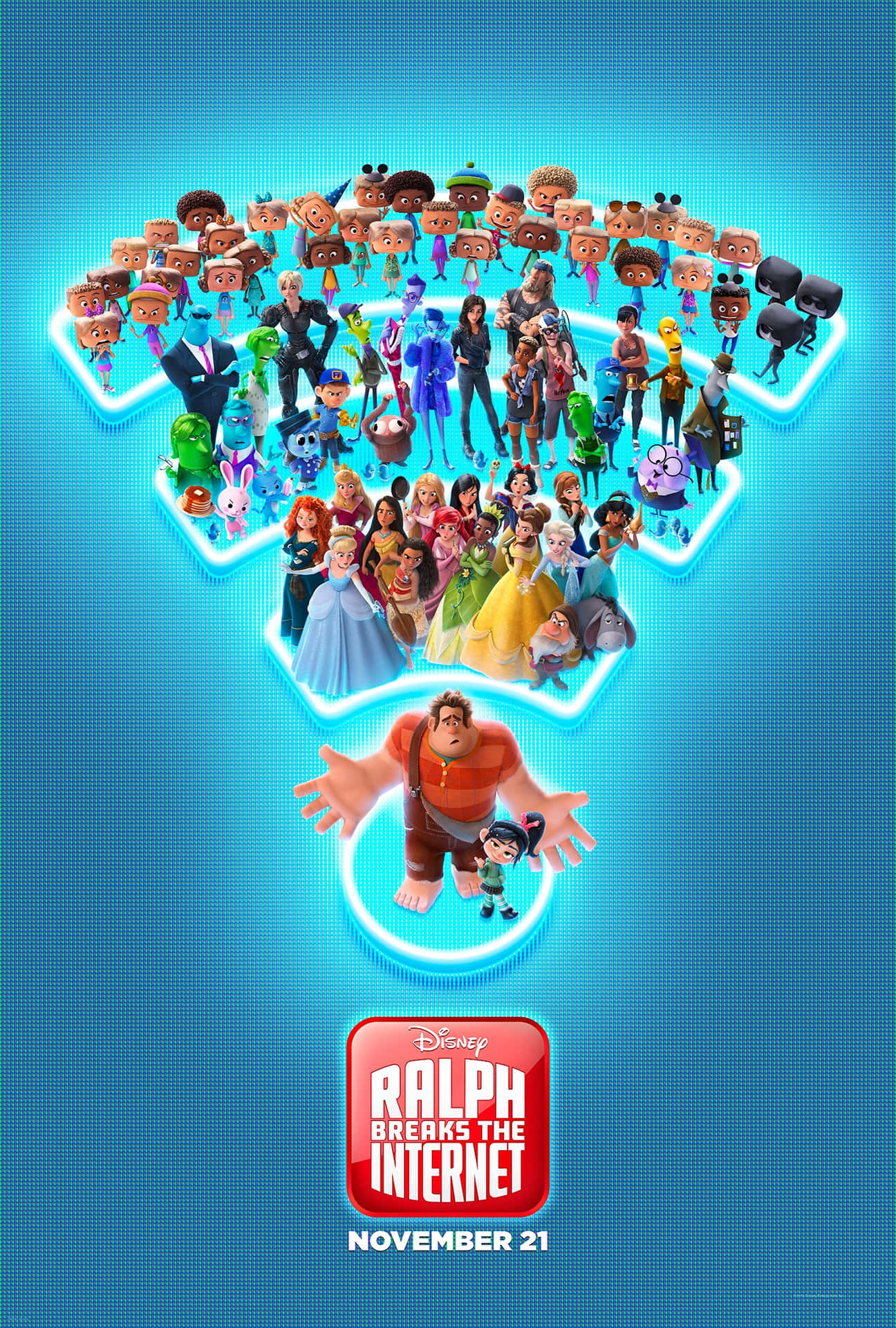 Ralph Breaks The Internet Movie Poster Background