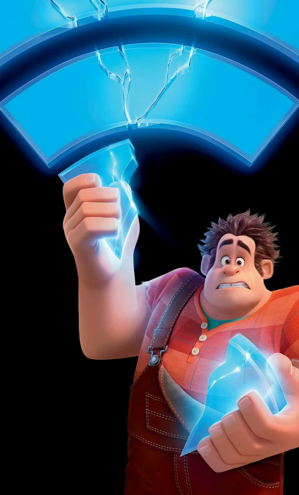 Ralph Breaks The Internet Wifi Symbol Background