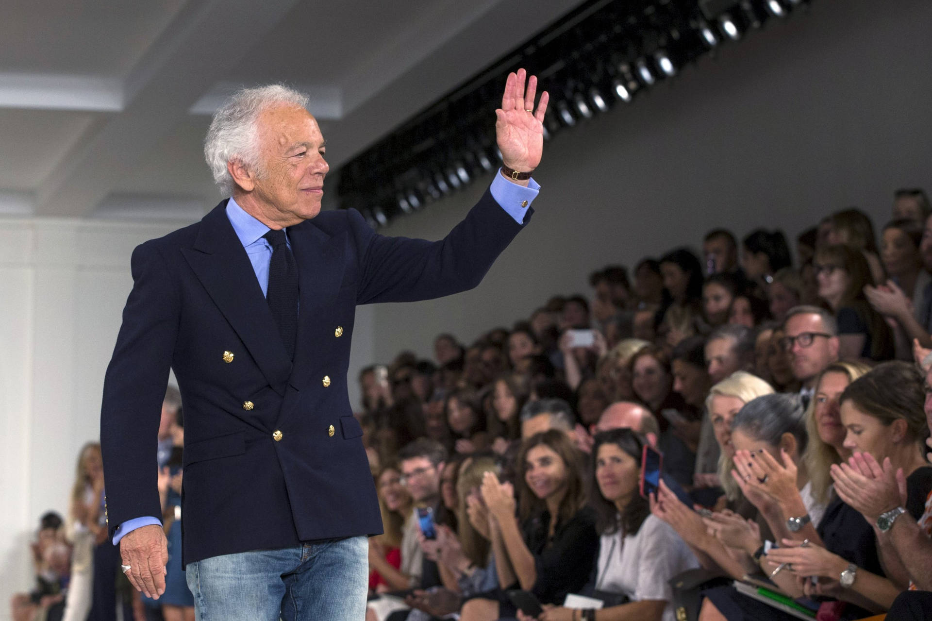 Ralph Lauren Corporation Waving Audience Background