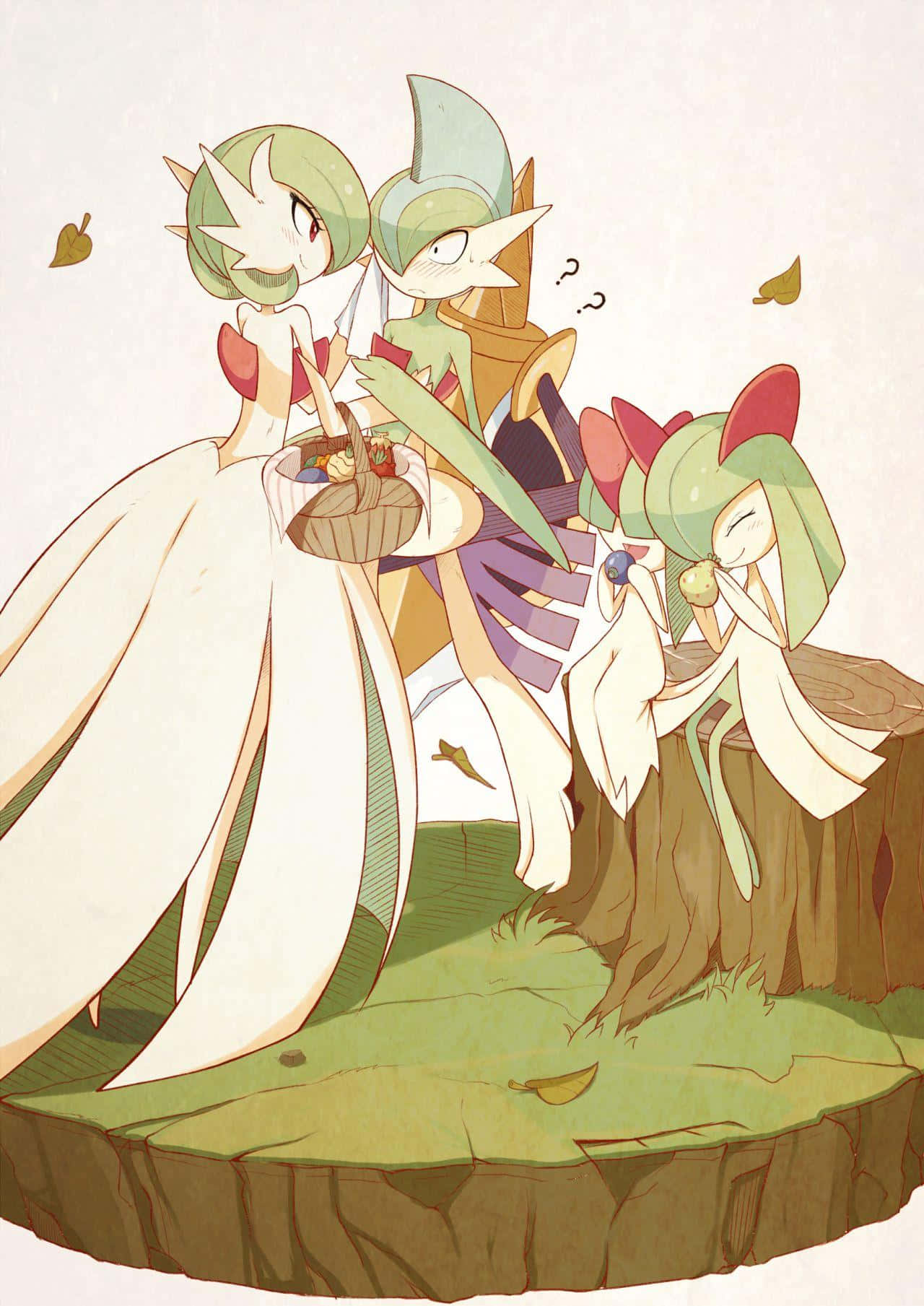 Ralts Family Having A Picnic