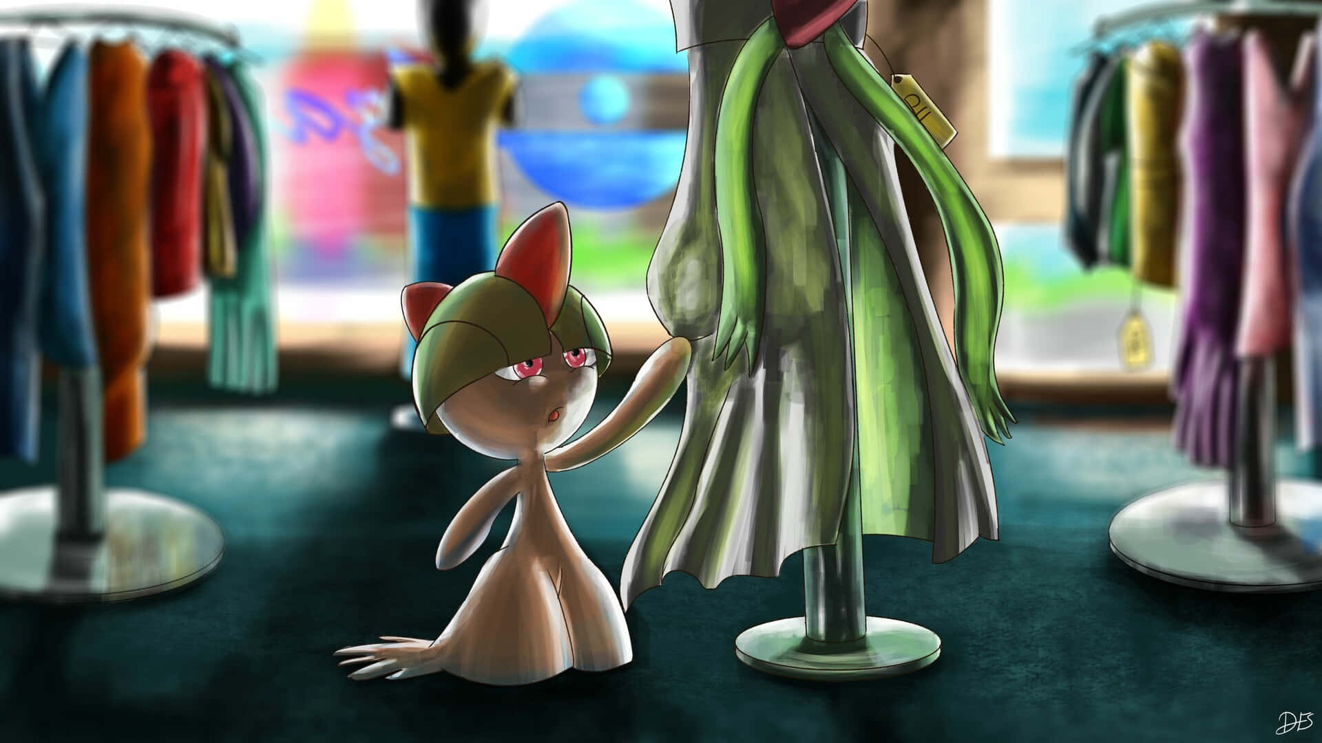 Ralts Inside Department Store