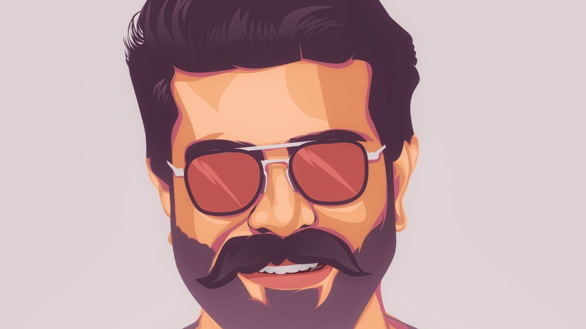 Ram Charan Hd Smile Vector Art Background