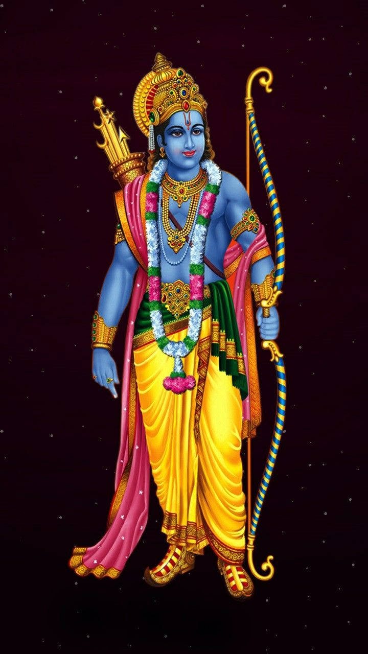 Ram Ji In Night Sky
