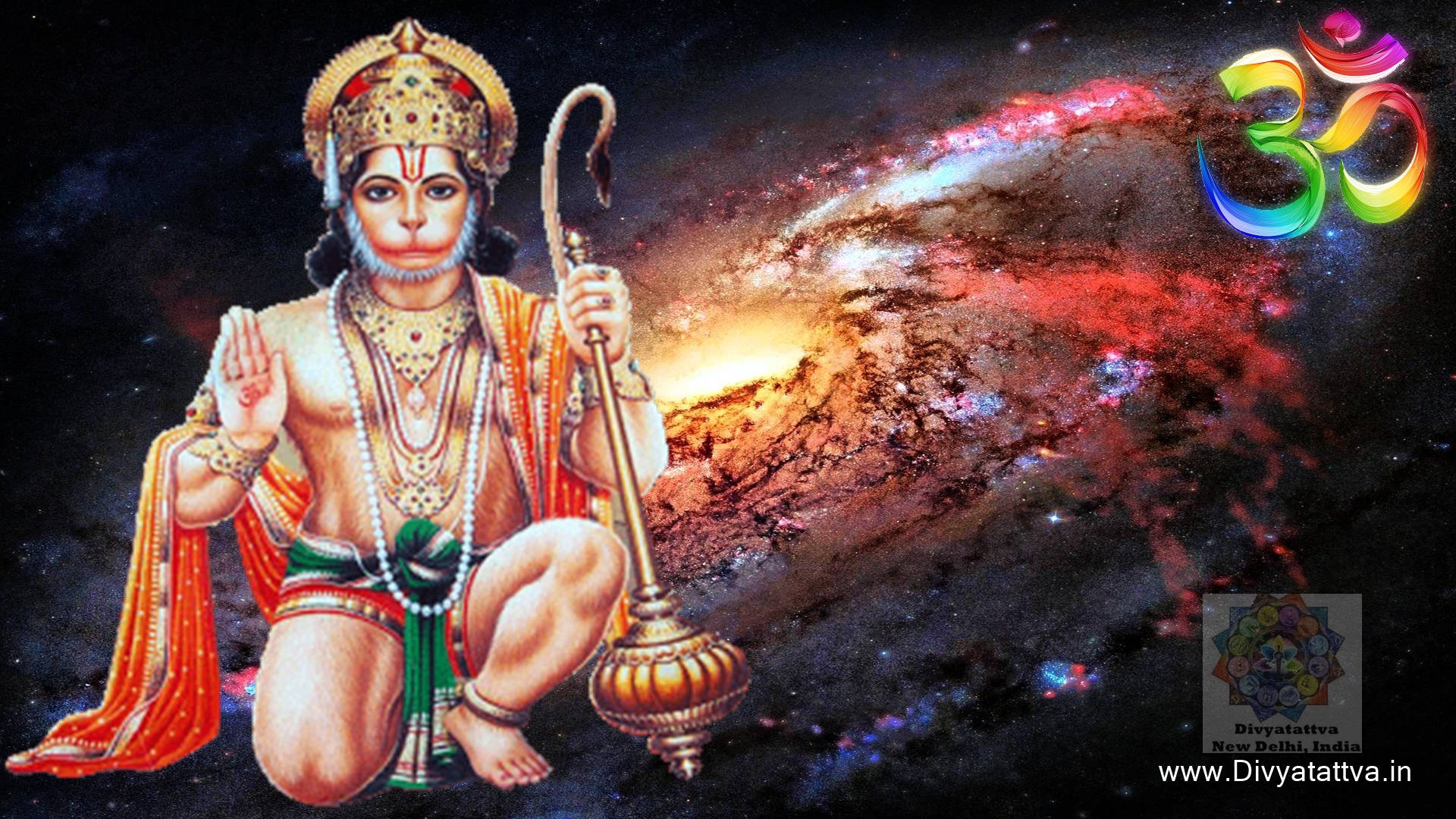 Ram Ji In Outer Space Background