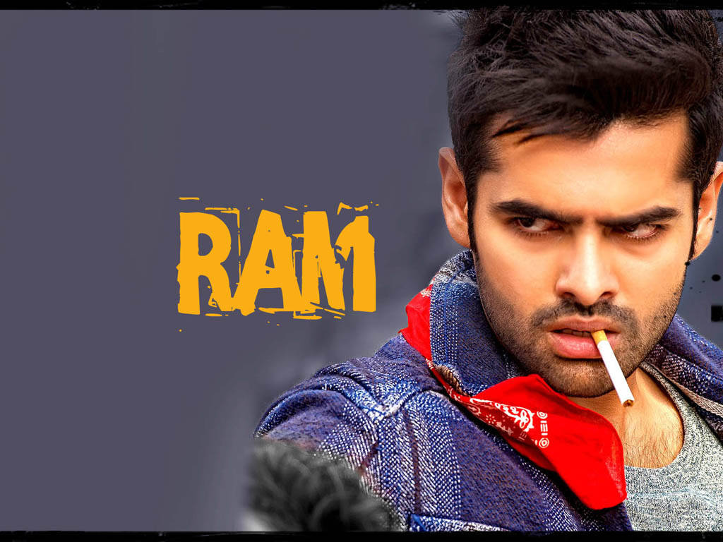 Ram Pothineni With Cigarette Background