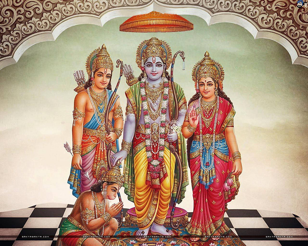 Ram Sita Laxman Hanuman Background