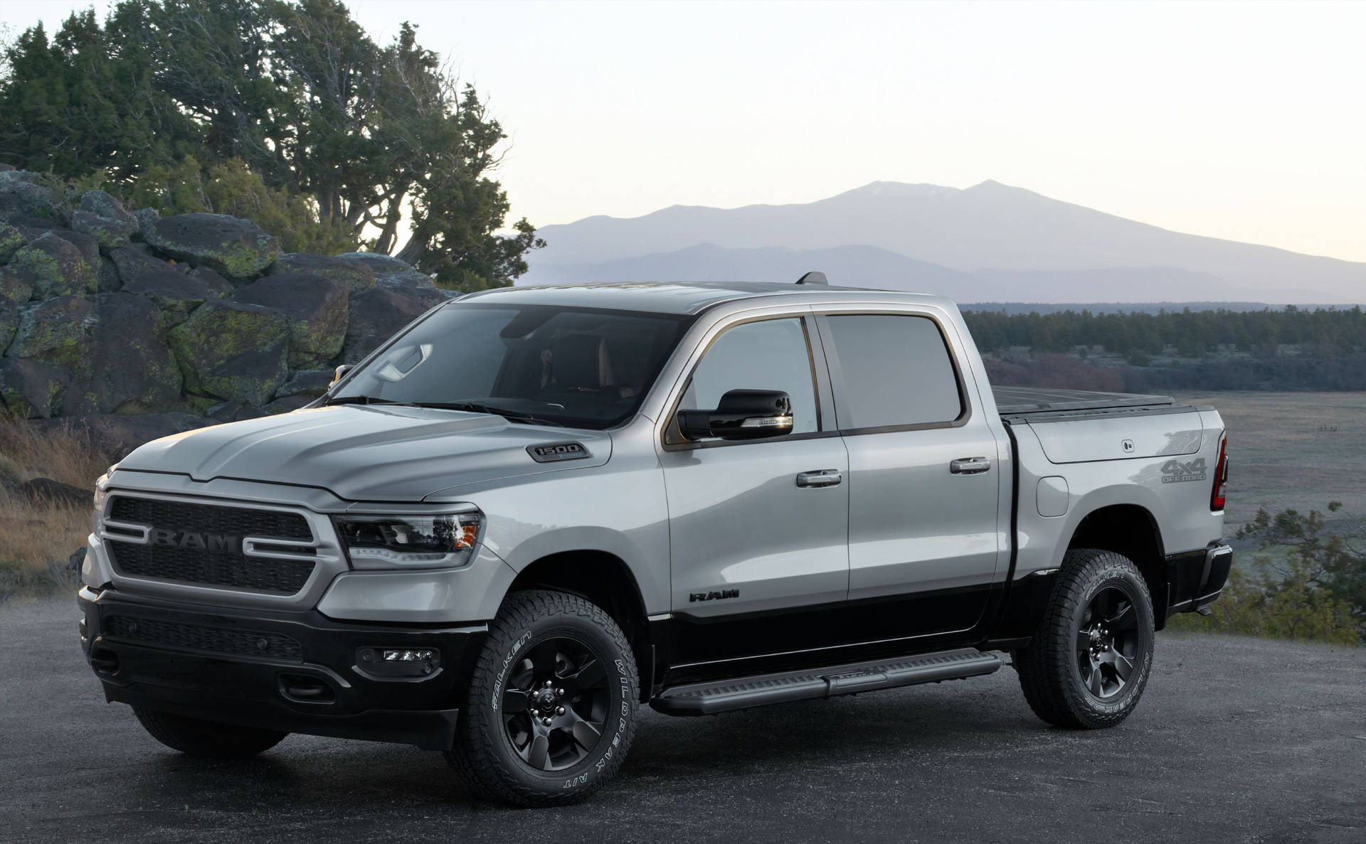 Ram Truck With Nature Background