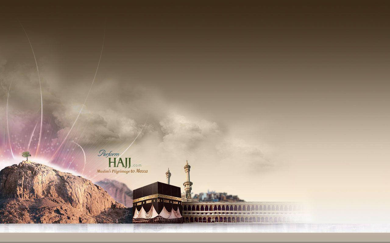 Ramadan Kaaba Poster Background