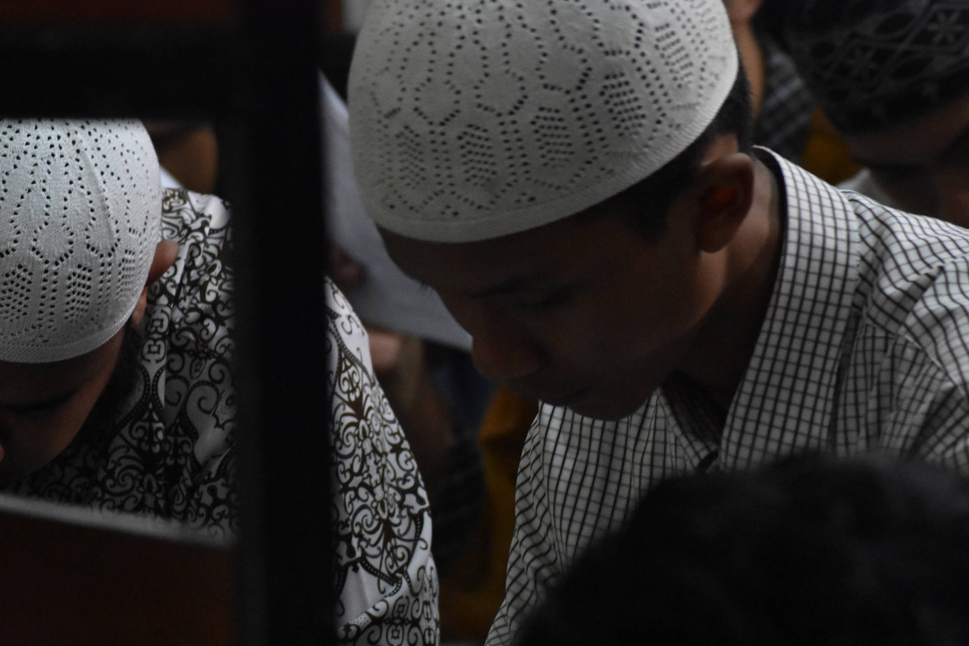 Ramadan Man Wearing Taqiyah Cap