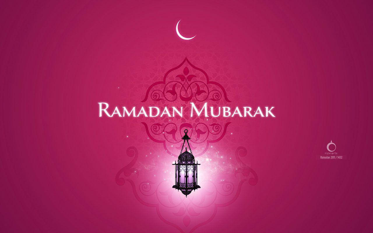 Ramadan Mubarak Lamp Background
