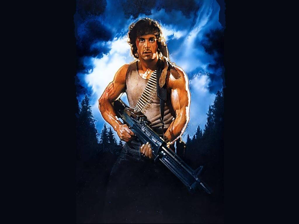 Rambo First Blood Art Background