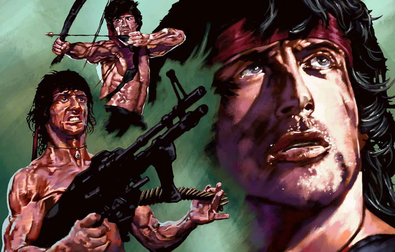Rambo: Last Blood Part Ii Collage Background