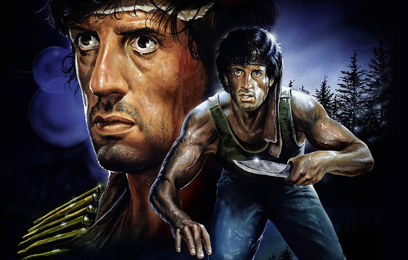 Rambo On The Hunt Background
