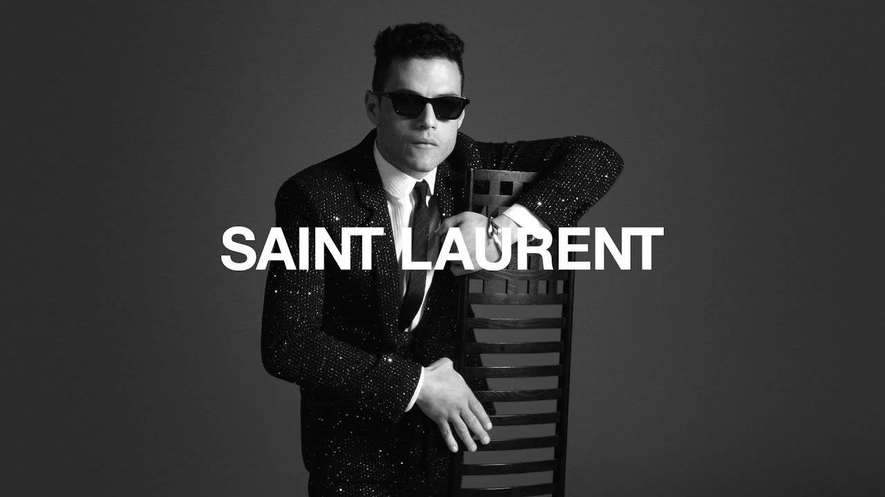 Rami Malek For Saint Laurent Background