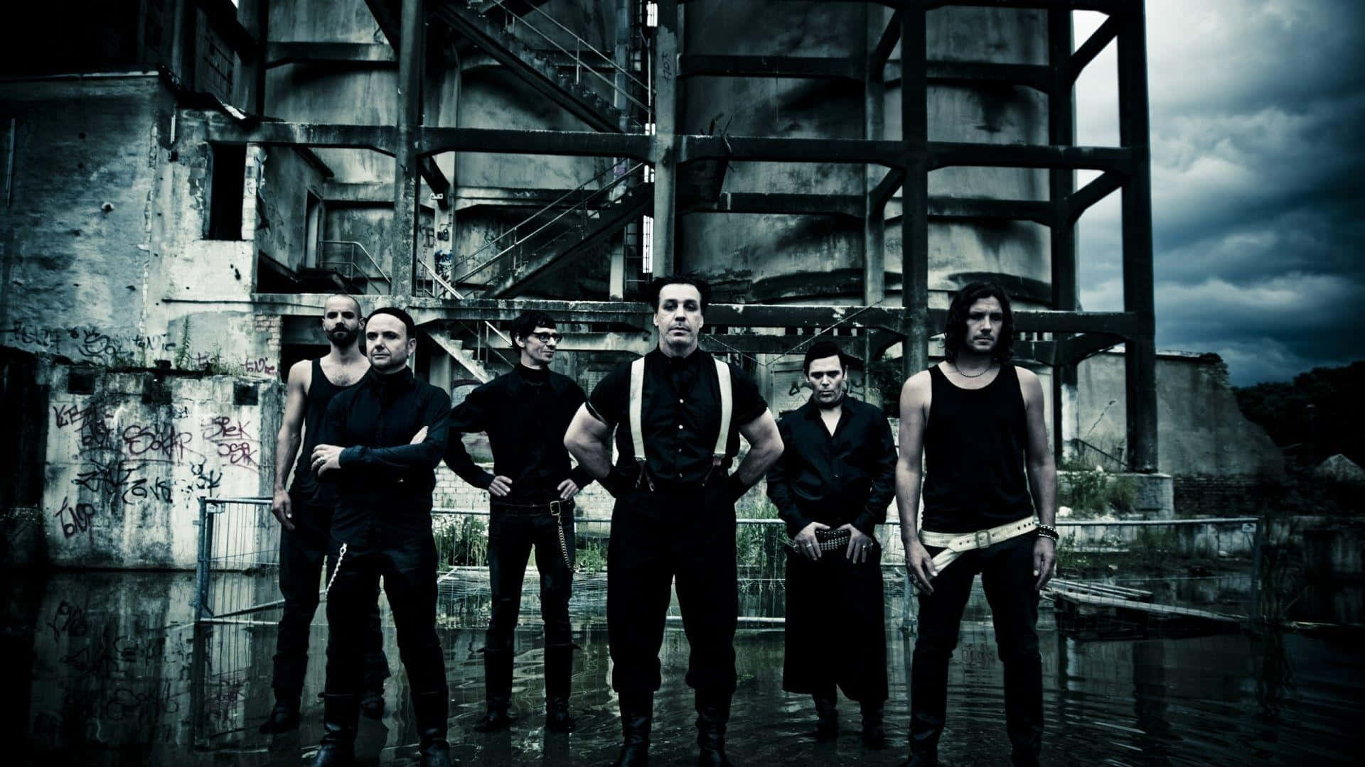 Rammstein Band Industrial Backdrop Background