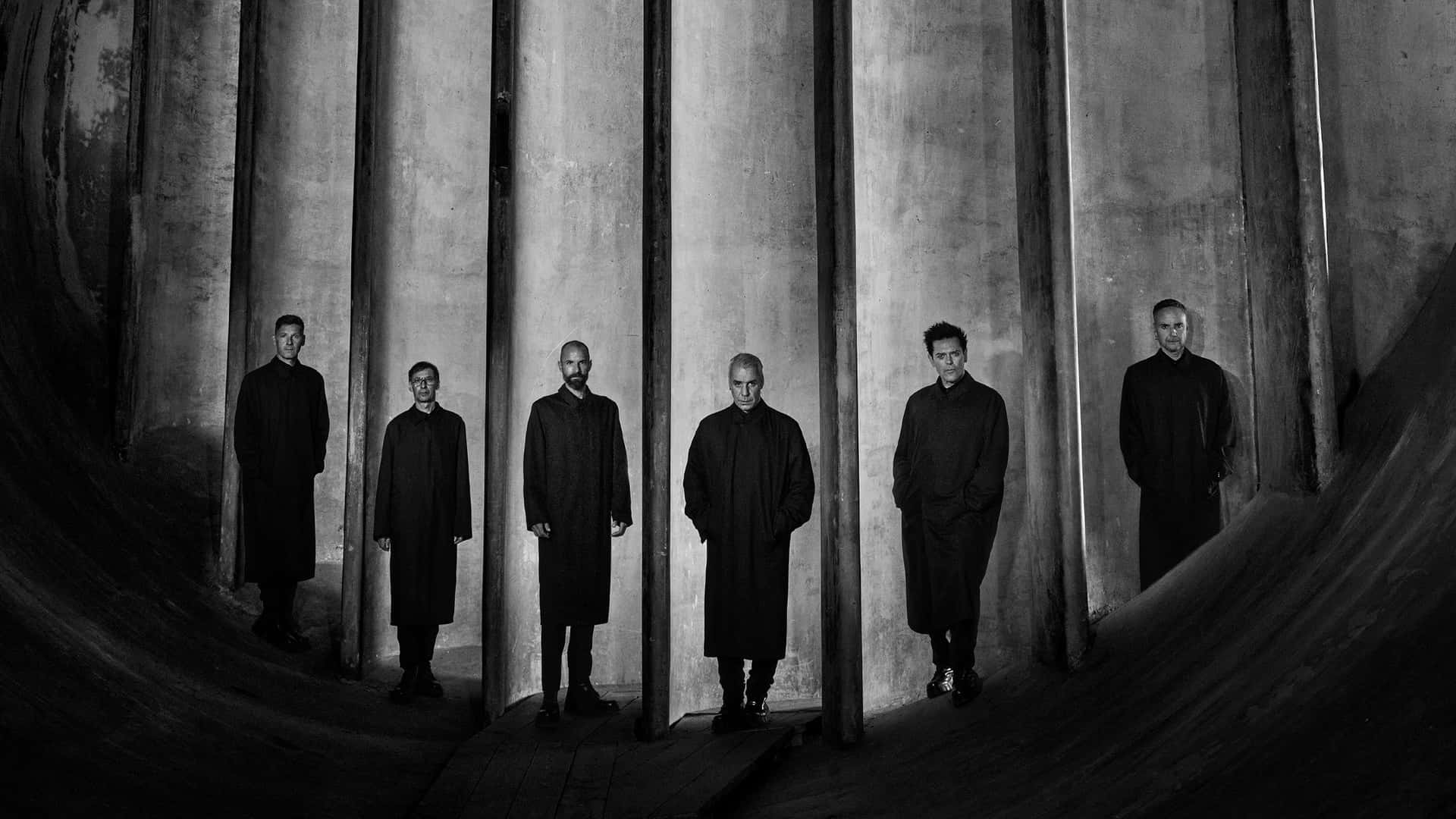 Rammstein Band Portrait Industrial Backdrop Background