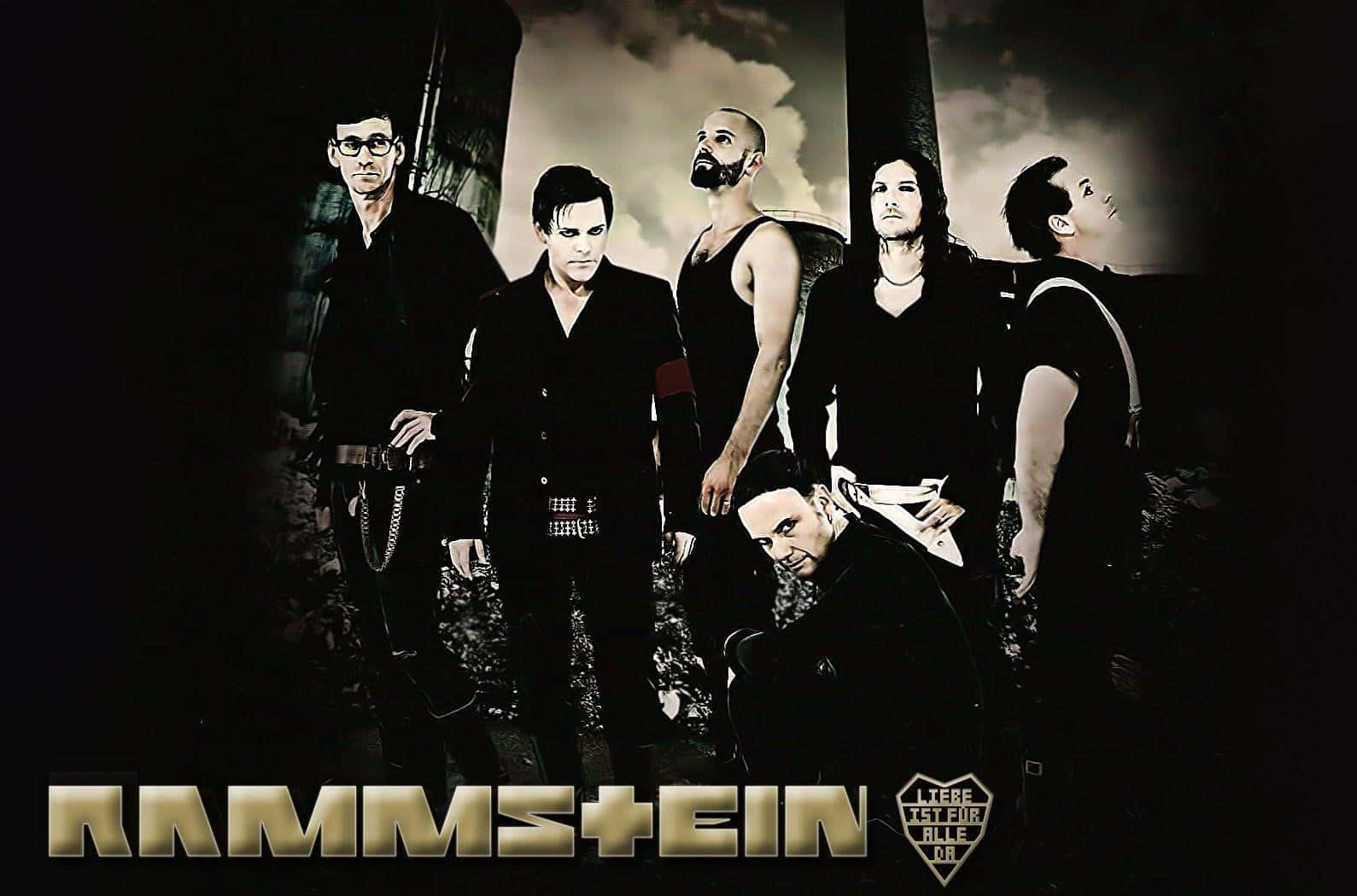Rammstein Band Promotional Photo Background