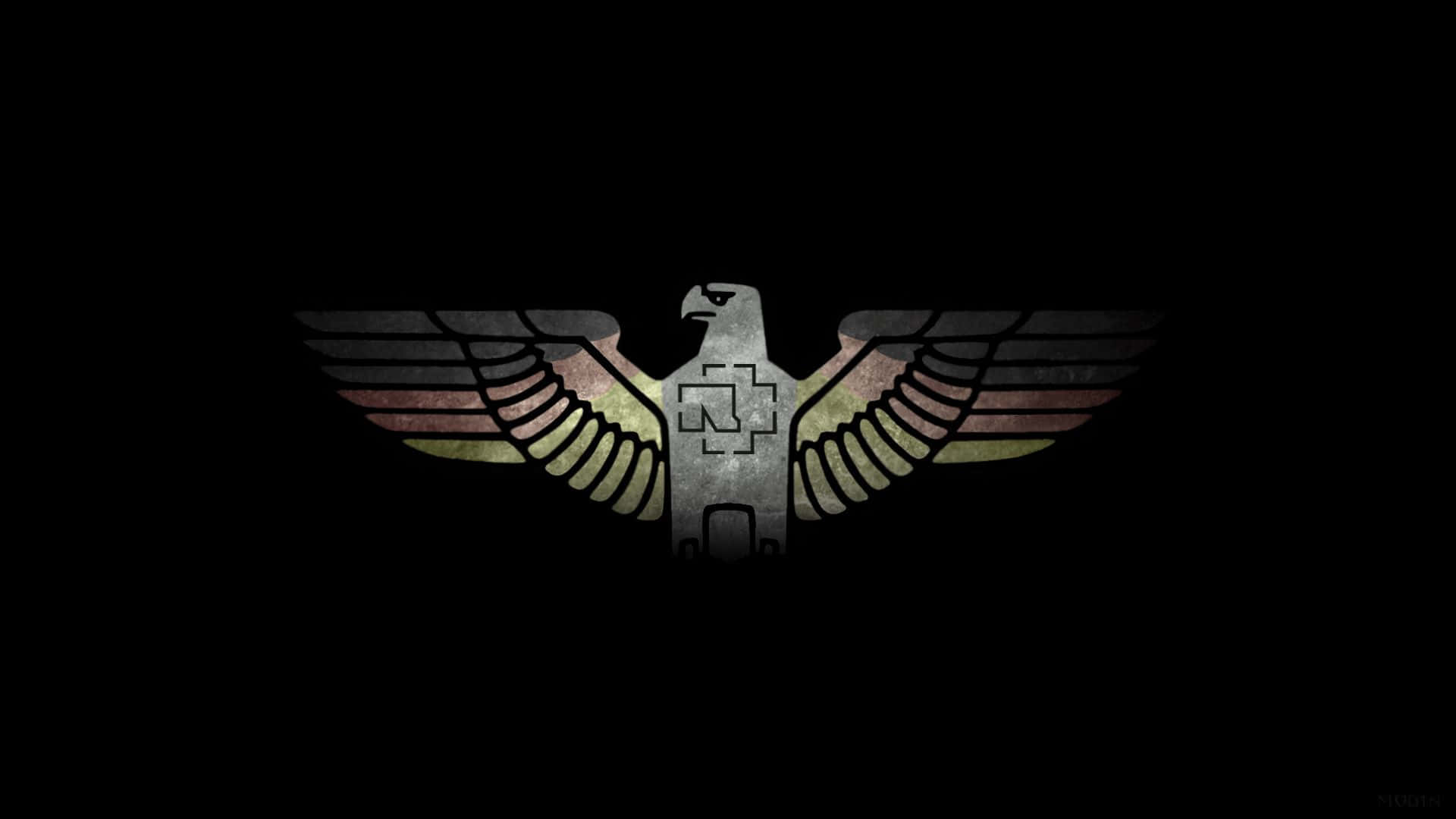 Rammstein Eagle Logo Background
