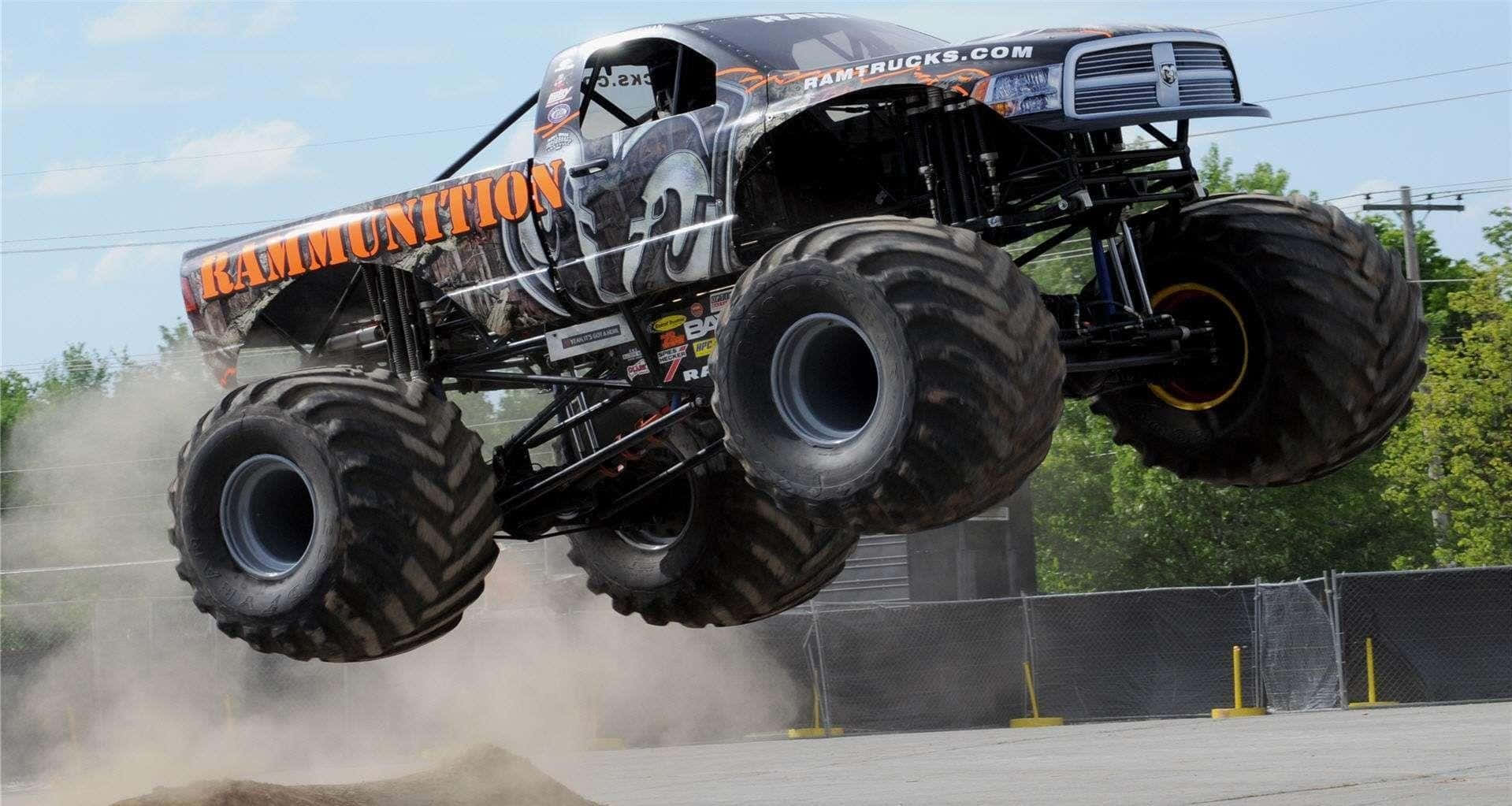 Rammunition Monster Truck Background