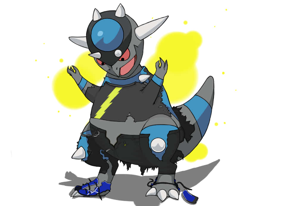 Rampardos In Casual Clothes